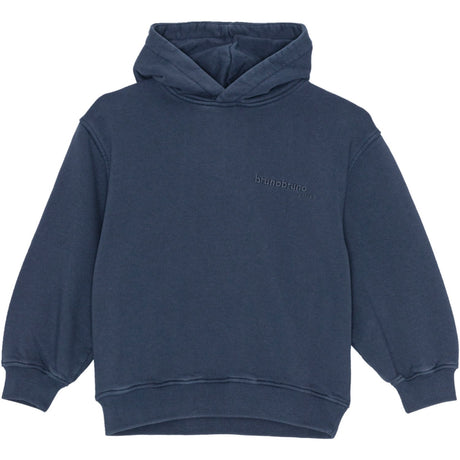 brunobruno nation Mood Indigo Blue Nicolaj Embr Hoodie
