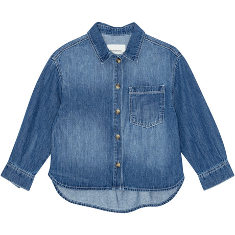 brunobruno nation Mid Blue Denim Ina Denim Shirt
