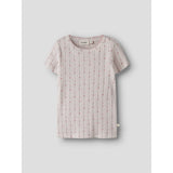 Lil'Atelier Morganite Flower Nmfrachello Dap Ss Slim Top Lil