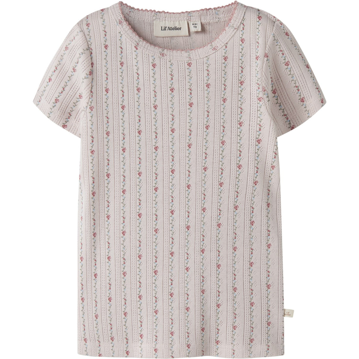 Lil'Atelier Morganite Flower Nmfrachello Dap Ss Slim Top Lil
