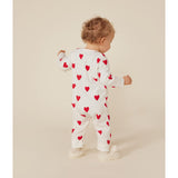 Petit Bateau Hearts Sleepsuit