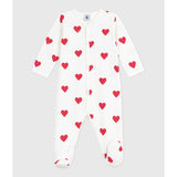Petit Bateau Hearts Sleepsuit