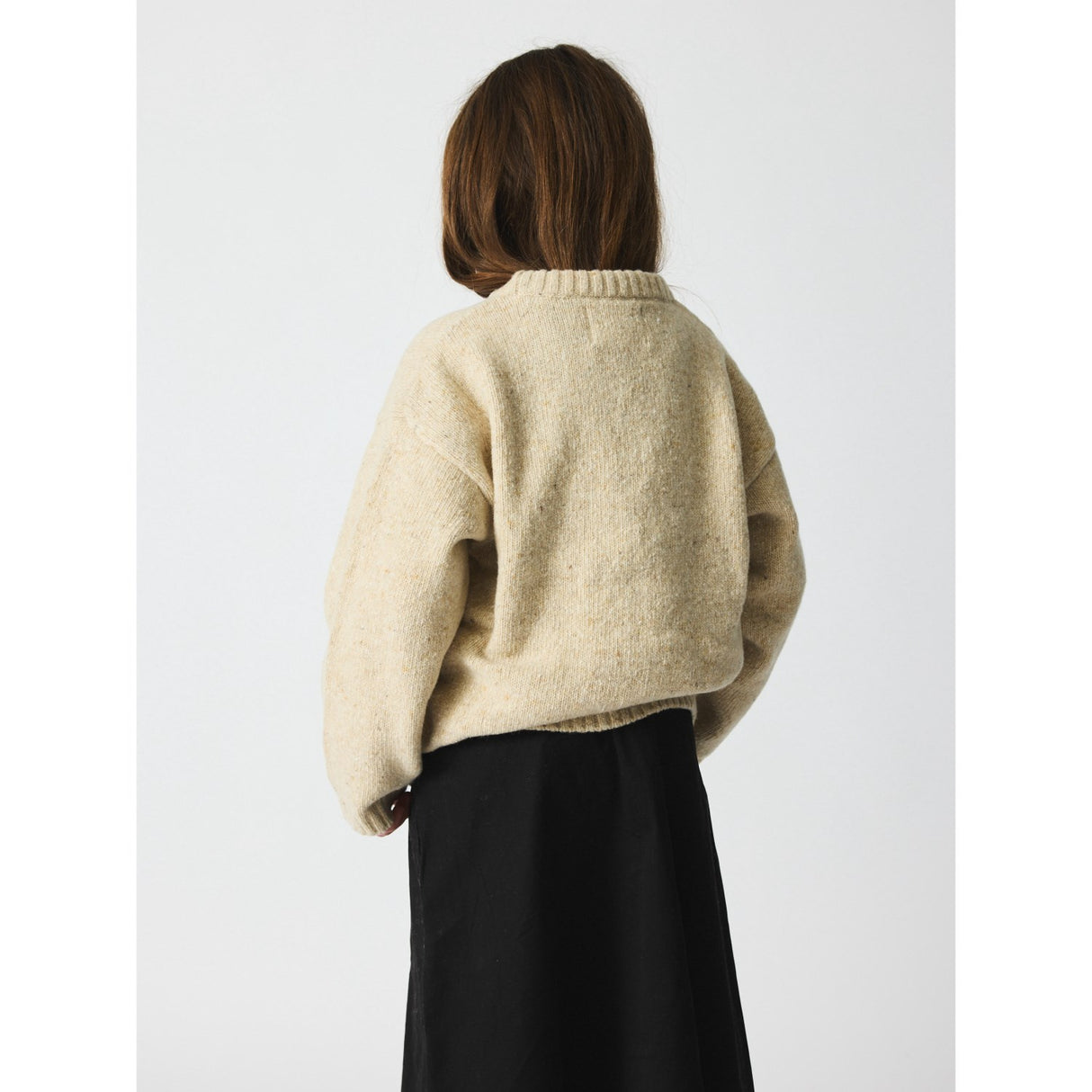 brunobruno nation Antique White Melange Jude Sweater