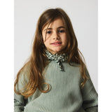 brunobruno nation Aqua Gray Sienna Sweater
