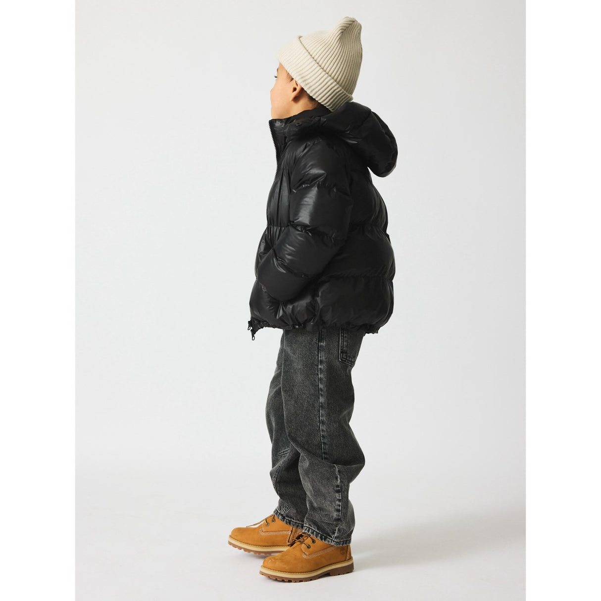 brunobruno nation Jet Black Edith Puffer Jacket