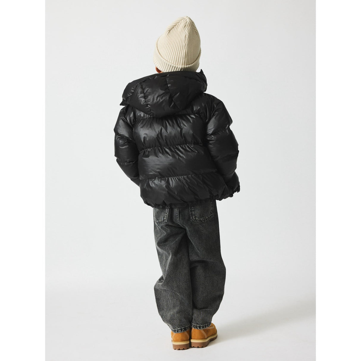brunobruno nation Jet Black Edith Puffer Jacket