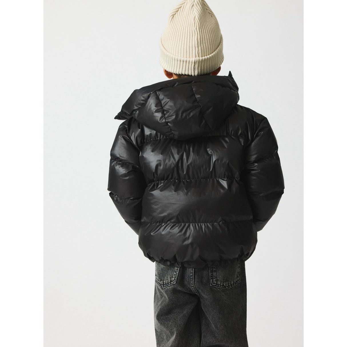 brunobruno nation Jet Black Edith Puffer Jacket