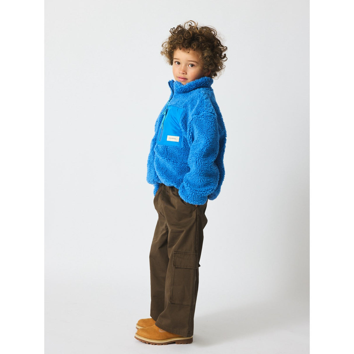 brunobruno nation Pacific Coast Blue Rori Teddy Jacket
