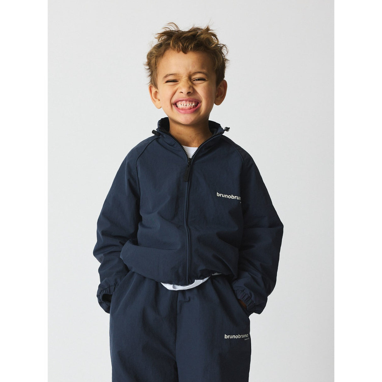brunobruno nation Mood Indigo Blue Alberta Tech Jacket
