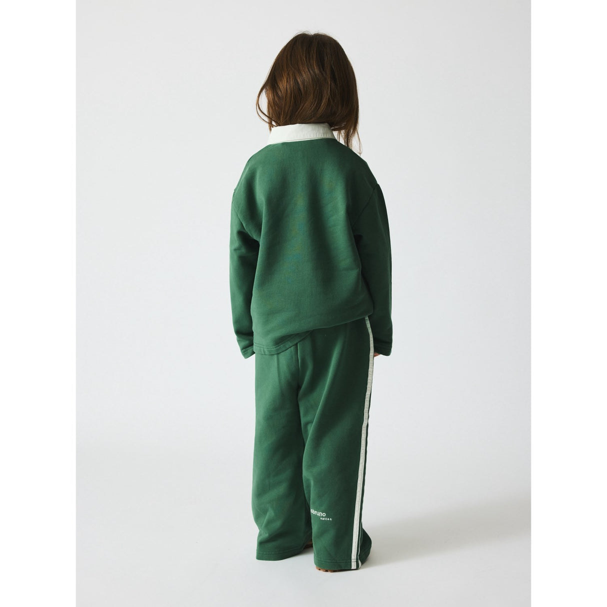 brunobruno nation Myrtle Green Francis Stripe Sweat Pants Nb