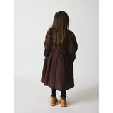 brunobruno nation Marron Plum Check Alva Dress