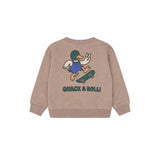 THE NEW Siblings Taupe Gray Tn Tnstvalino Os Sweatshirt