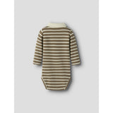 Lil'Atelier Kangaroo Turtledove Nbmlimia Ls Polo Body Lil