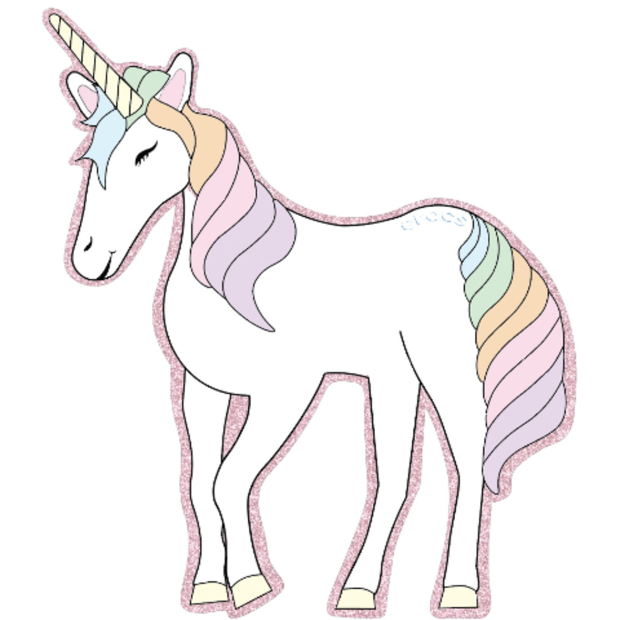 Crocs Glitter Unicorn