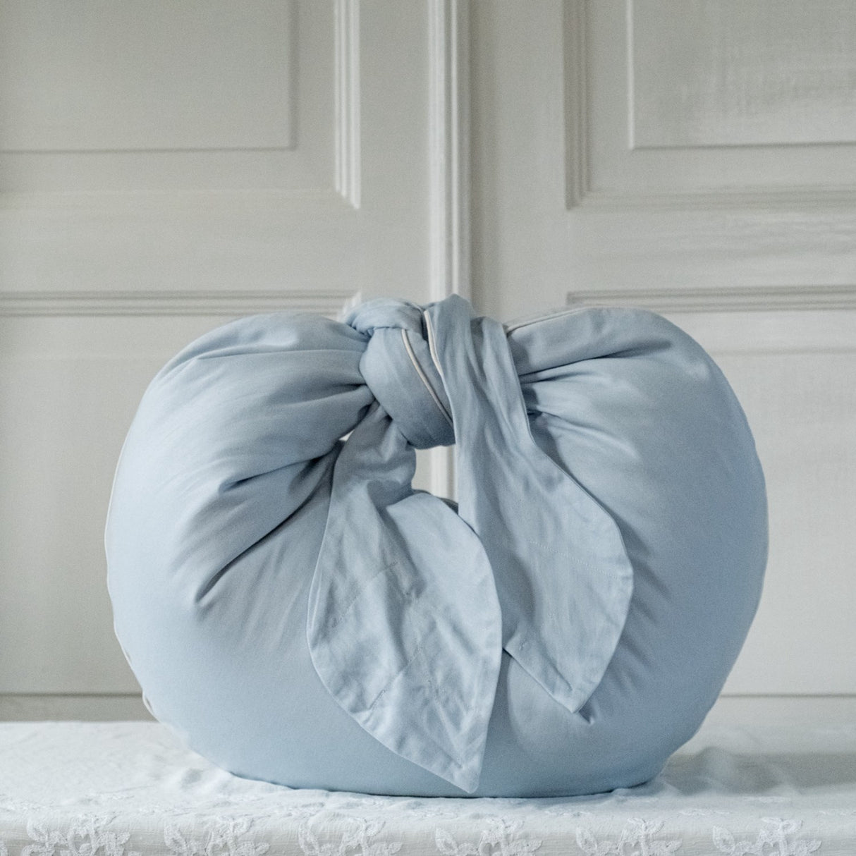 That's Mine Baby Blue Moon Nursing Pillow Sateen