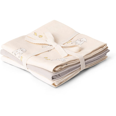 That's Mine Tiny Friends Bora Muslin Cloth 3-Pack