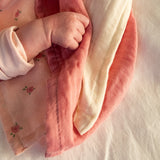 That's Mine Tiny Roses Bora Muslin Cloth 3-Pack