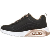 Skechers Black Uno Lite 2.0 - Leopard Stride