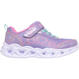 Skechers Purple Heart Lights - Bubble Love