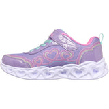 Skechers Purple Heart Lights - Bubble Love