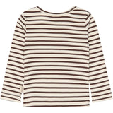 Petit Piao Chestnut Striped Ppsky Blouse
