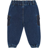 Petit Piao Blue Denim Ppgelm Denim Pants