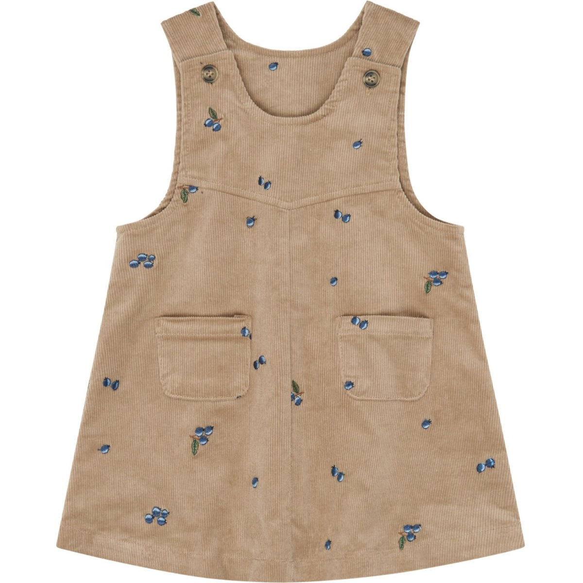 Petit Piao Nomad Ppgigi Cord Overalls Dress