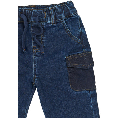 Petit Piao Blue Denim Ppgelm Denim Pants
