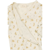 Petit Piao Eggnog Rabbit Aop Ppdio L_S Jumpsuit Fold Feet Pointelle Nb