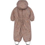 Petit Piao Fossil Fox Aop Ppdard Snowsuit
