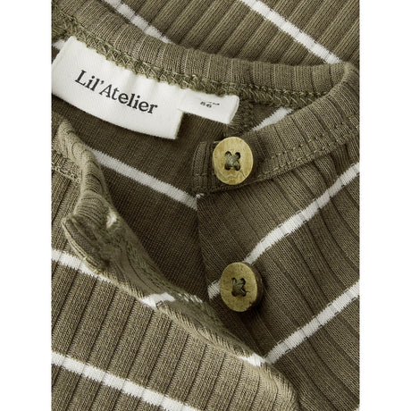 Lil'Atelier Shitake Turtledove Nbmkail Ls Slim Body Lil Noos