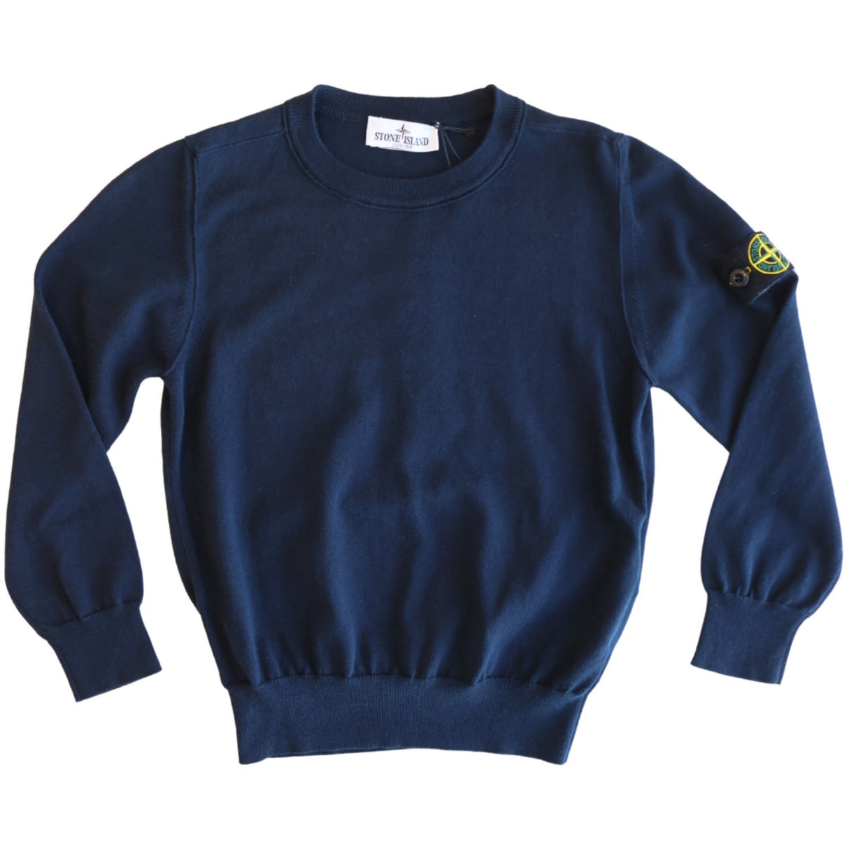 Stone Island Navy Blue Crew Neck