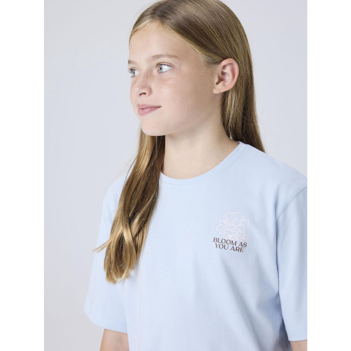Name It Sheer Blue Nkfkatelin Ss Nreg Top Pb