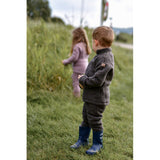 Mikk-Line Dark Brown Melange Wool Pants