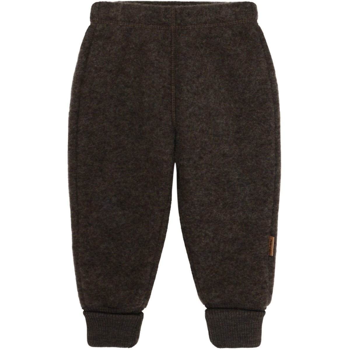 Mikk-Line Dark Brown Melange Wool Pants