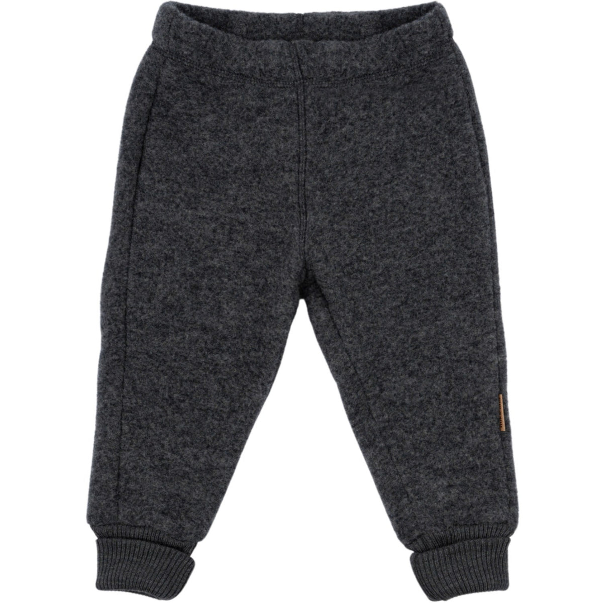 Mikk-Line Anthracite Melange Wool Pants