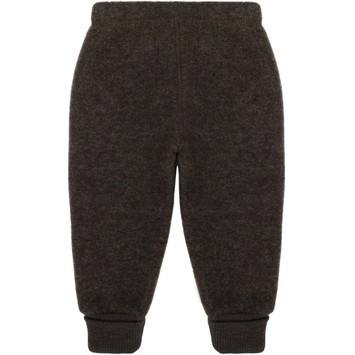 Mikk-Line Dark Brown Melange Wool Pants
