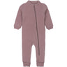 Mikk-Line Twilight Mauve Wool Suit With Rib