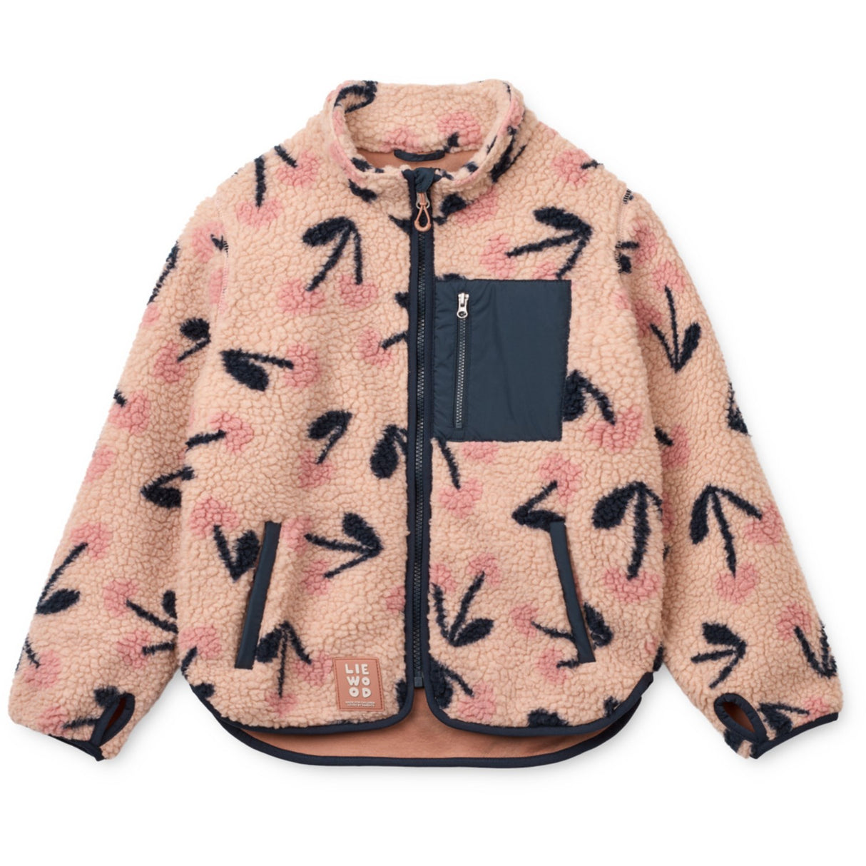 LIEWOOD Mega Cherry Heart / Rosey Nolan Pile Jacket