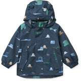 LIEWOOD Cars / Classic Navy Manu Rainwear Set