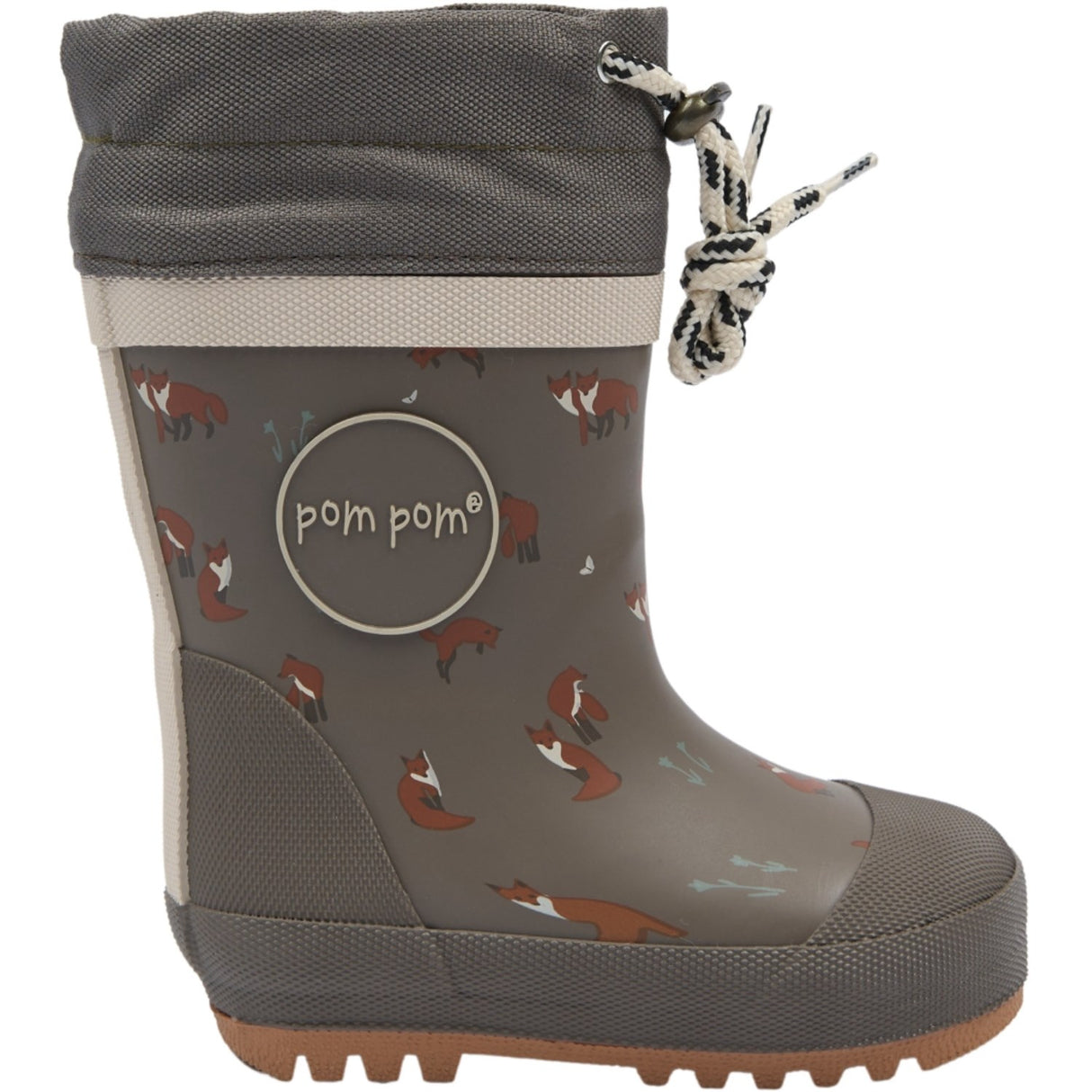 Pom Pom Bungee Cord Fox Aop Brynn Gumboots Thermo Aop