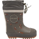 Pom Pom Bungee Cord Fox Aop Brynn Gumboots Thermo Aop