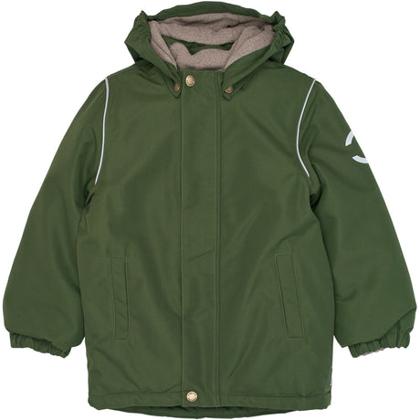 Mikk-Line Kombu Green Winter Jacket Solid