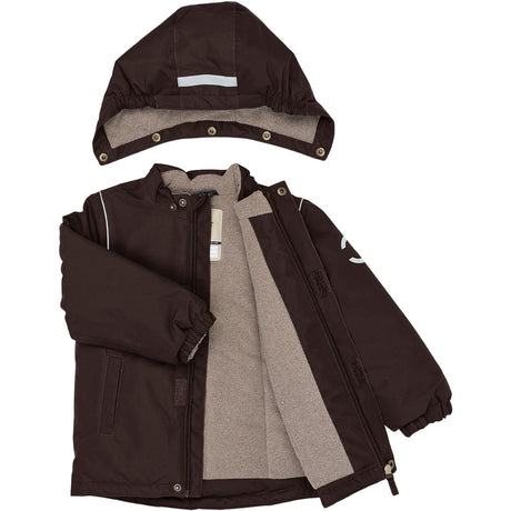 Mikk-Line Coffee Bean Winter Jacket Solid Brown