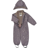 Mikk-Line Snowflake AOP Polyester Junior Suit - Glitter