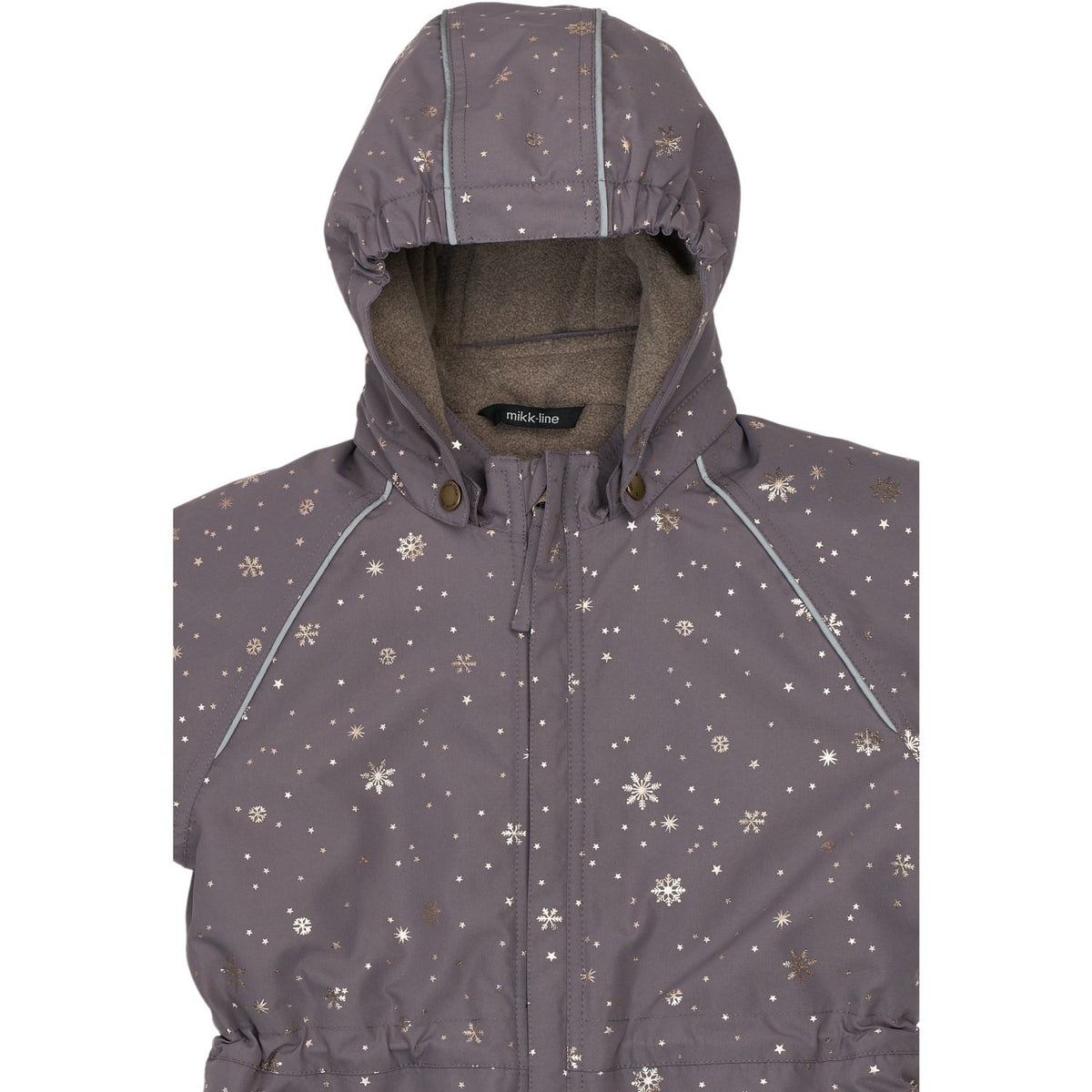 Mikk-Line Snowflake AOP Polyester Junior Suit - Glitter
