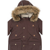 Mikk-Line Coffee Bean Twill Nylon Boy Parca