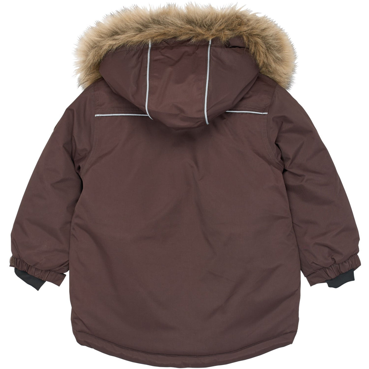 Mikk-Line Coffee Bean Twill Nylon Boy Parca