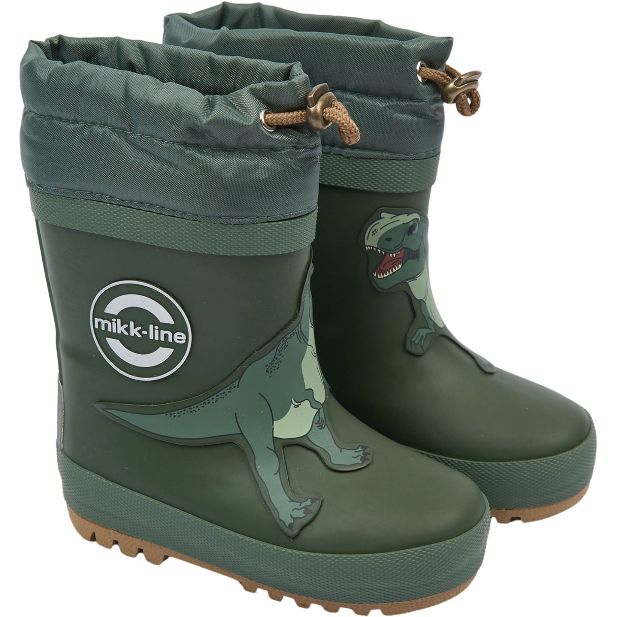 Mikk-Line Kombu Green Wellies Winter - 3D
