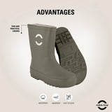 Mikk-Line Dusty Olive Wellies Solid